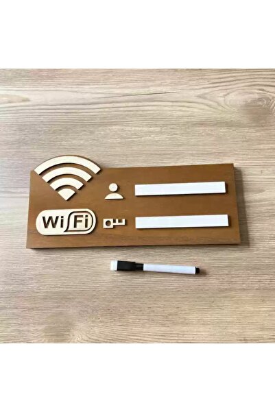 Choice 1pack 1pc Rustic Wooden WiFi Password Sign, Vintage Wall-Mounted Wirel...