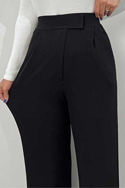 WE AND ME بنطال Palazzo مفتوح من الليكرا للسيدات