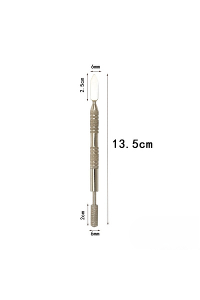 Choice Silver head 1Pc Leathercraft Edge Dye Pen&Oil Gluing Applicator-Metal ...