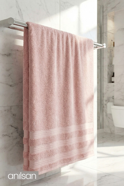 Anılsan Vanilla Powder Bath Towel - 70X140 Cm, 345Gr, 100% Cotton, Spa and Ho...
