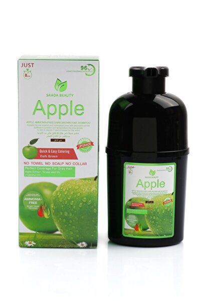 SAADA BEAUTY Ammonia-free hair dye shampoo with green apple extract, 240ml