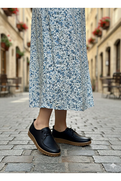 KAOF SHOES Women's Black Casual Shoes Orthopedic Shoes Women's Ballet Flats C...