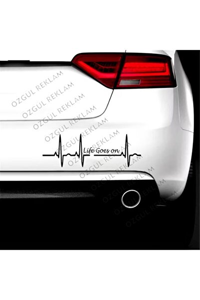 ÖZGÜL REKLAM Hayat Devam Ediyor Sticker Araba sticker / Motor Sticker / Lapto...