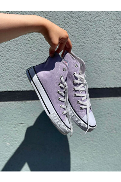 Morpembej Keten Uzun Bilekli Unisex Spor Ayakkabı Sneaker Kaymaz Taban Ortpedik