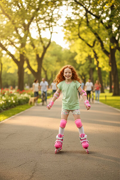 Vardem Işıklı Ayarlanabilir Paten M Beden 34-37 Numara