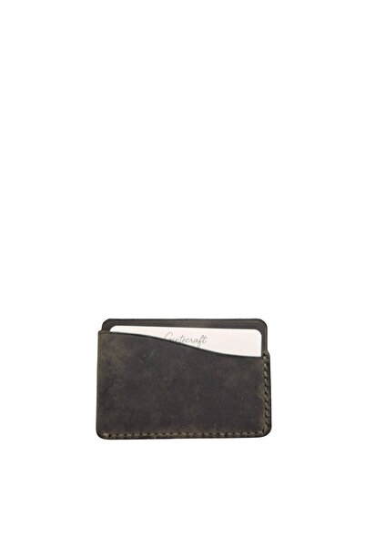 GENTE Genrecraft Hand-Stitched Unisex Genuine Leather Card Holder Gc100004Dcr