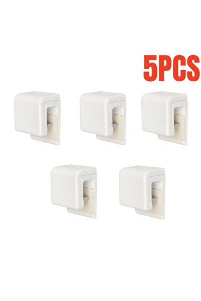 Choice White 5pcs 1/2/3/5/10Pcs Punch-free Toothbrush Holder Wall-mounted Too...