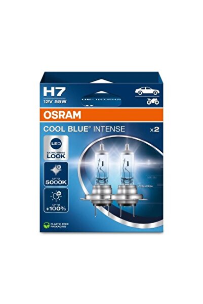 ams-OSRAM Set 2 Becuri 12V H7 55 W Cool Blue Intense Nextgen Osram