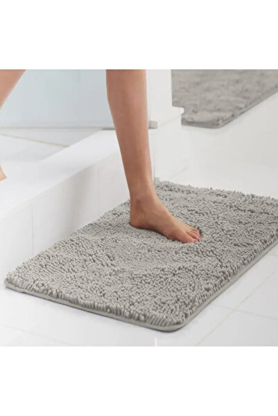 Zippi Chenille Bath Mat, Non-Slip, Size 80x50 cm, Thickness 2.8 cm, Quick Dry...
