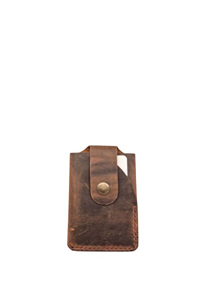 GENTE Θήκη κάρτας GenteCraft με ραμμένη χειροποίητη επένδυση από γνήσιο δέρμα...