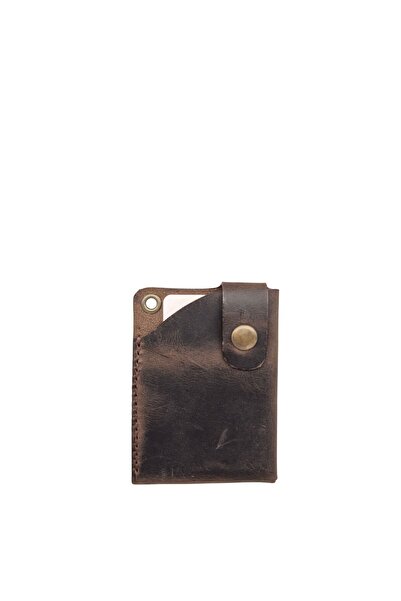 GENTE Gentecraft El Dikimi Unisex Genuine Leather Card Holder Gc100006Dcr