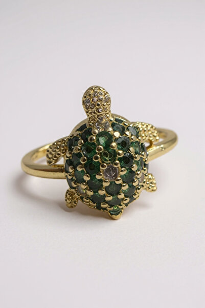 Zirona Çelik Kaplumbağalı Yüzük