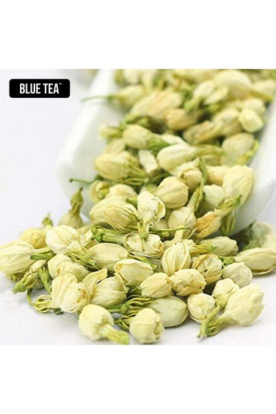 BLUE TEA Jasmine Herbal Tea, Slimming & Stress Relief, Caffeine-Free, 30g (30 Cups)
