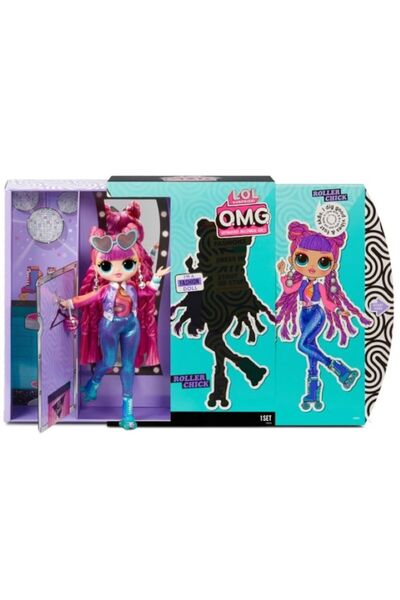 L.O.L. SURPRISE Papusa L.O.L. Surprises OMG Doll Series 3 Roller Chick 20 sur...