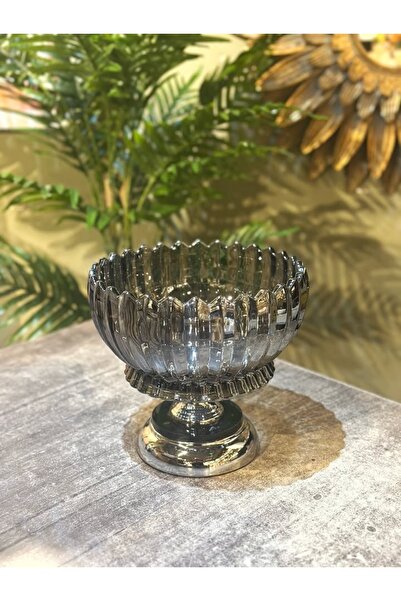 HaRe Home Ayaklı Yuvarlak Cam Kase