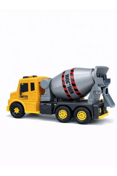 NASYONEL TOYS Oyuncak Beton Mikseri Kamyon | Big Site İnşaat Aracı | Dayanıkl...