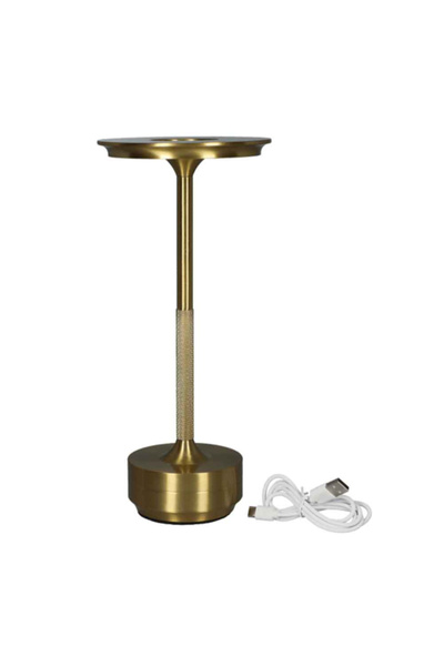 Y&L مصباح طاولة بقوة 2 واط مع خاصية التعتيم التدريجي وشحن USB-C