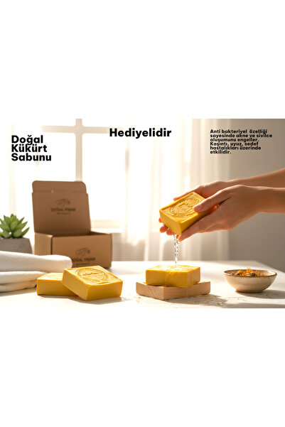 Tpm 1. Quality Sulfur Natural Handmade Hair and Body Soap 4 Pieces 680 Grams