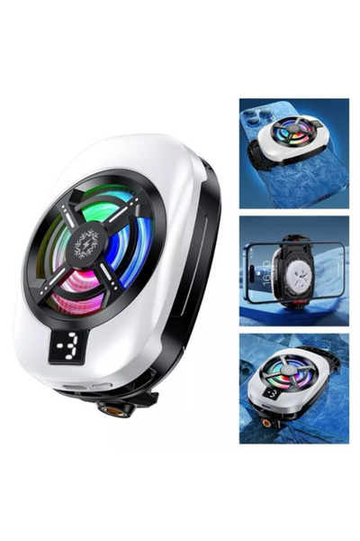 SUBZERO HD24 TELEFON BUZ SOĞUTUCU FAN ISI GÖSTERGE LED BEYAZ