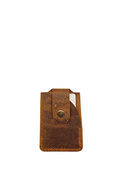 GENTE Θήκη κάρτας GenteCraft με ραμμένη χειροποίητη επένδυση από γνήσιο δέρμα...