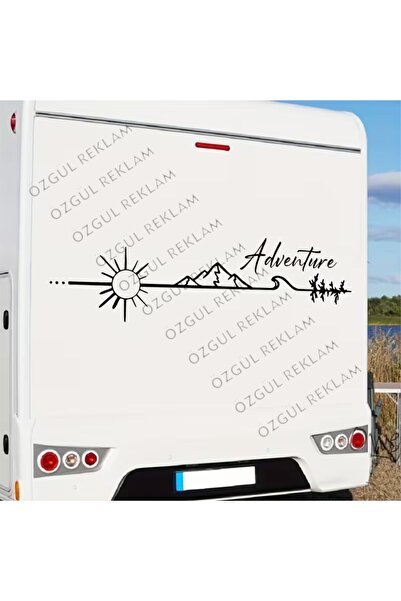 ÖZGÜL REKLAM Kamp ve Doğa Adventure Macera Karavan sticker
