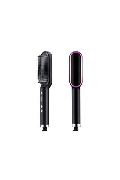 TodayShop Professional Electric Hair Straightening Brush - 2 in 1 Straighteni...