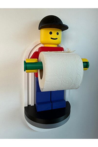 ÖZTÜRK MAKİNE Toilet Paper Holder Toilet Roll Holder with Hat Model - Large S...