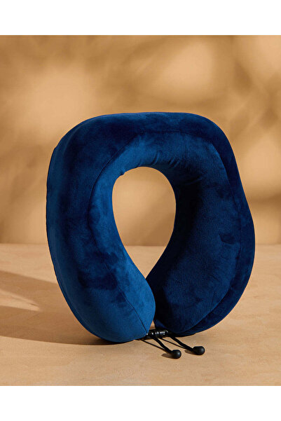 REDTAG وسادة رقبة للسفر من إسفنج الذاكرة باللون الكحلي