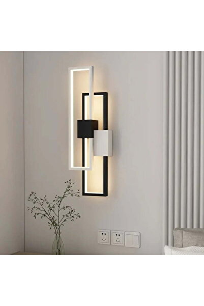 luminastar LED Wall Lamp 30W, 2 Rectangles Black + White, Neutral Light