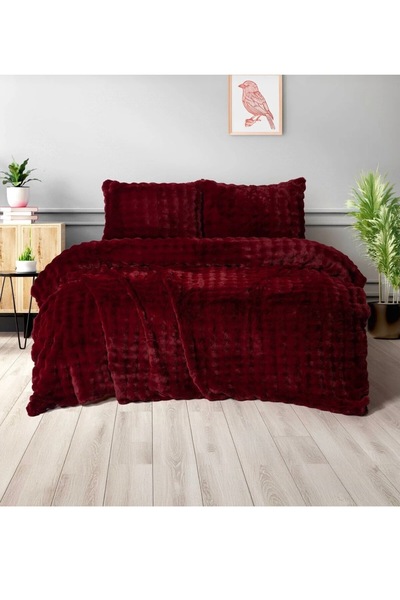 Merinos Diomand Bordo Comforter Yorgan Set 220x240