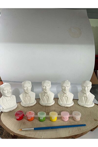 mavi ay hediiyelik Atatürk 5'li set boyama