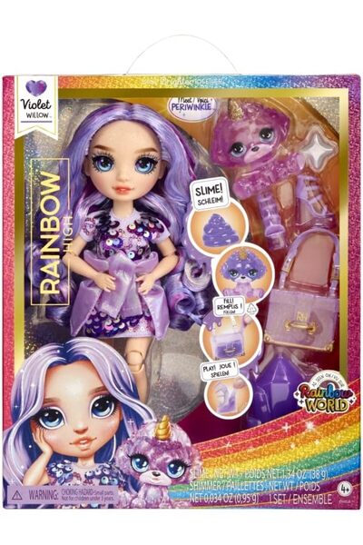 MGA Papusa Rainbow High, Violet Willow, 28 cm