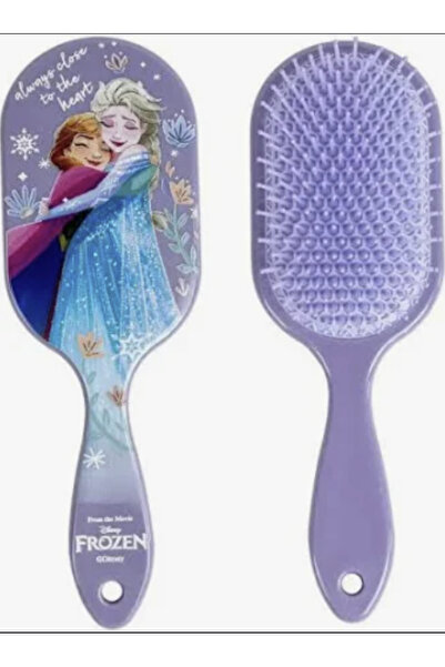 Frozen Anna and Elsa hairbrush, Frozen, Disney, for girls, colorful design, s...