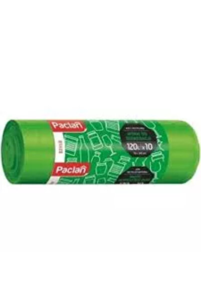 Paclan PACHET 10 ROLE DE SACURI MENAJERE PENTRU COLECTARE SELECTIVĂ 120 L 10 ...