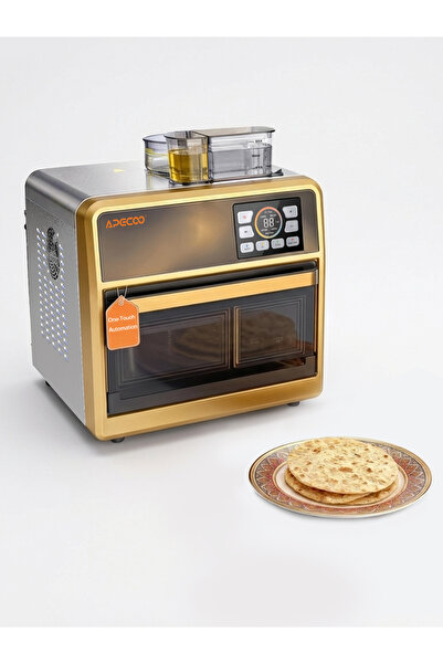 Apecoo خبز روتي وتورتيلا منزلي مثالي في ثوانٍ مع جهاز روتي-تيلا برو بقوة 1900...