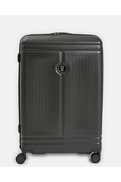 REDTAG حقيبة سفر من مجموعة جاسبر الكندية باللون الأسود المعدني (28 بوصة)