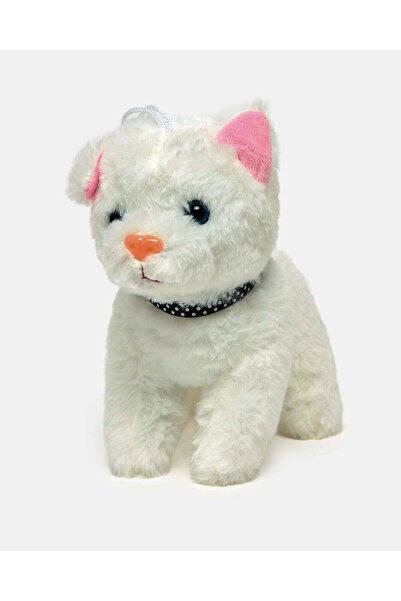 REDTAG White Cat Plush Toy