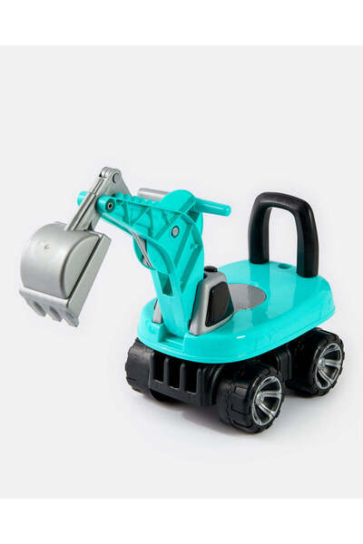 REDTAG حفارة أطفال صفراء وزرقاء اللون قابلة للركوب