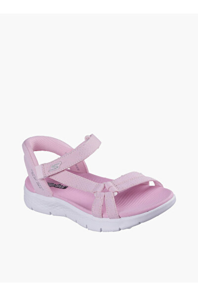 SKECHERS Girls GO WALK FLEX Hook & Loop Strap Sandals - 303028L-LTPK-CP