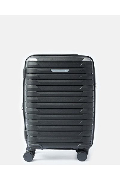 REDTAG عربة أمتعة سوداء مزخرفة (20 بوصة)