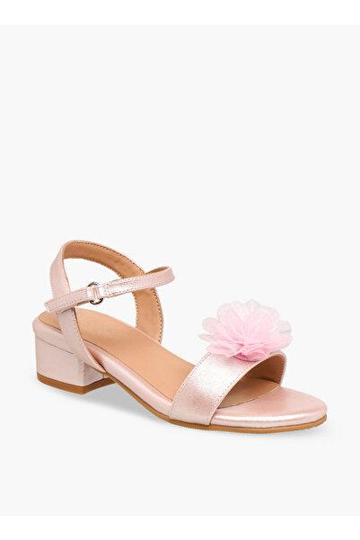 Celeste Girls Block Heel Ankle Strap Sandals Ramadan Collection