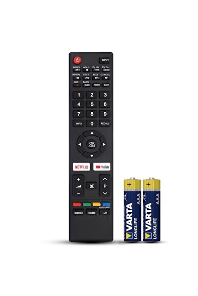 temix Telecomanda compatibila Vortex, V40R5162S, butoane dedicate Netflix, Yo...