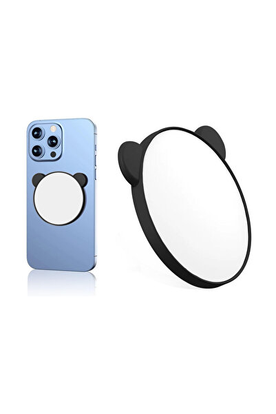 CaseOnn مرآة سيلفي للكاميرا الخلفية متوافقة مع MagSafe باللون الأسود