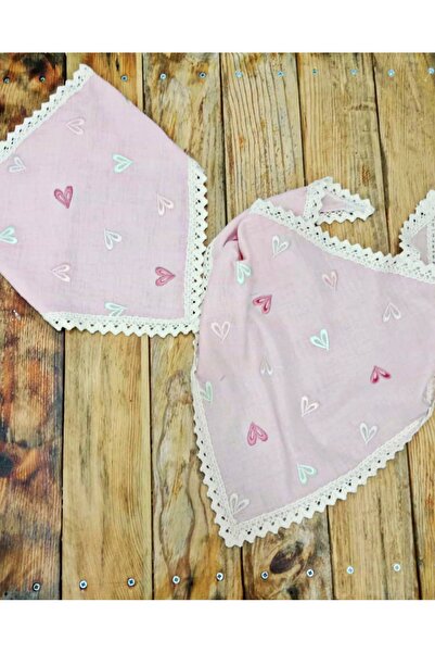 Mufincollection Embroidered Muslin Fabric Mother-Daughter Matching Bandana & ...