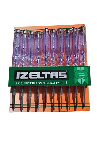 İzeltaş Electrical Control Pen Set 10 Pcs 190mm