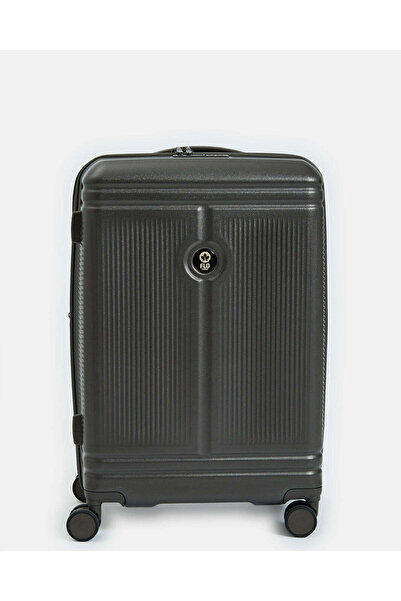 REDTAG حقيبة سفر من مجموعة جاسبر الكندية باللون الأسود المعدني (24 بوصة)