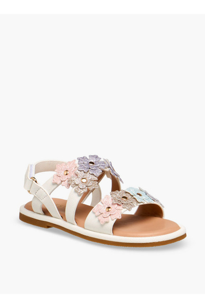 Celeste Girls Hook and Loop Strap Sandals Ramadan Collection