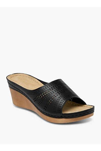 Flora Bella by Shoexpress Women Perforated Wedge Heel Sandals