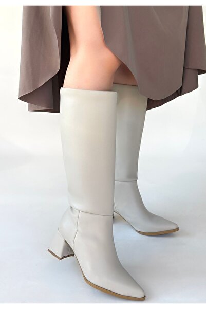 Lisinya حذاء روكسا بكعب جلدي - TYGOO