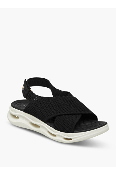 Le Confort Women Platform Heel Cross Strap Sandals